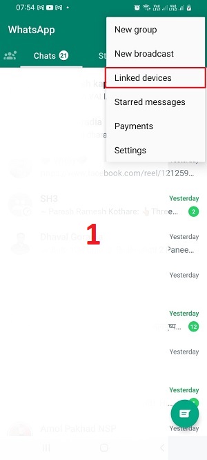 WhatsApp Linked Device