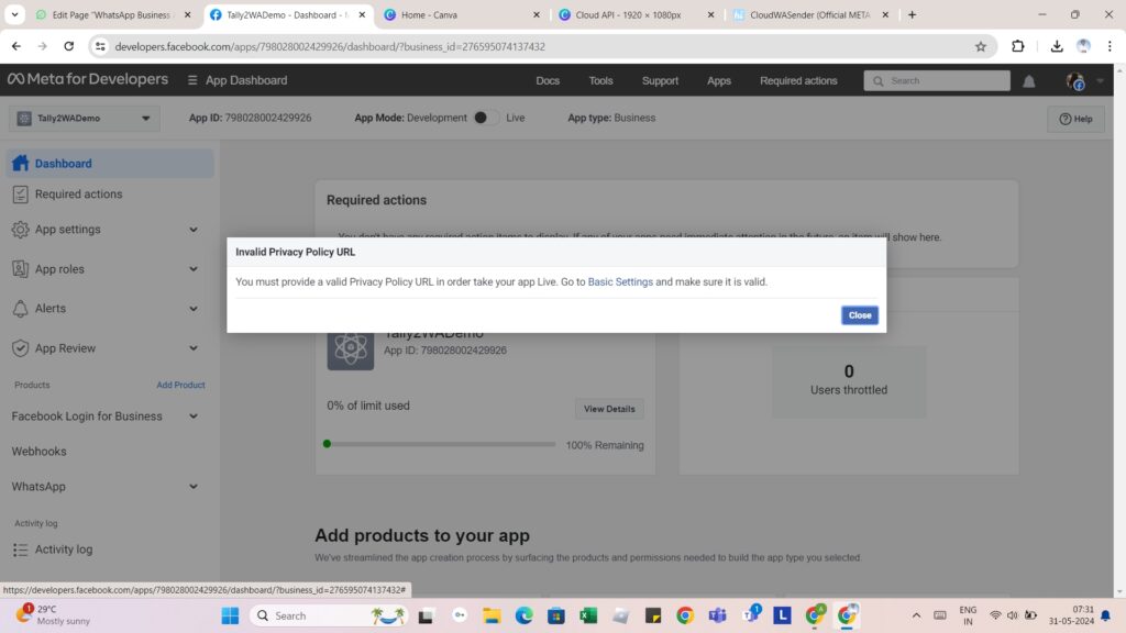 WhatsApp Cloud API Setup Guide - CloudWASender.com