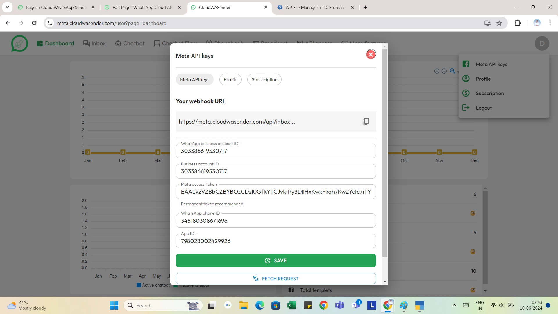 META API Setup